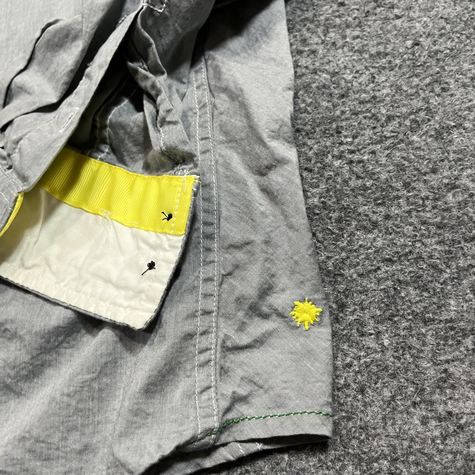 Descendant Of Thieves Shirt Mens Xxl Gray Cotton Pockets Long Sleeve Collared — image 4 of 8